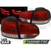 Tuning-tec Zadné svetlá LED BAR ČERVENÉ WHIE pasujú na VW GOLF 6 10.08-12