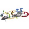 Drevená vláčiková dráha Playtive City Express s elektrickým pohonom, 51 dielov
