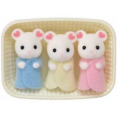 Sylvanian Families 5337 Bábätká trojčiatka myšiek Marshmallow