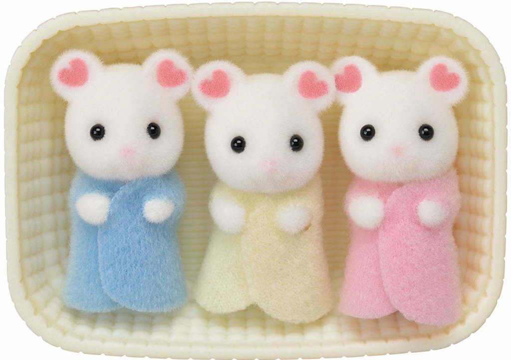 Sylvanian Families 5337 Bábätká trojčiatka myšiek Marshmallow