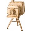 Robotime Drevené 3D puzzle Historický fotoaparát 140 ks