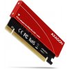 Axagon PCEM2-S, PCIe x16 - M.2 NVMe M-key slot adaptér + pasivný chladič PCEM2-S