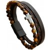 Gaira® Náramok Cross Stone 317-10, Materiál Tigrie oko