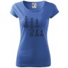 Šachové figúrky kreslené - Dámske tričko Pure - XL ( Svetlomodrá )