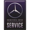 Plechová ceduľa Mercedes-Benz - Service, 30 x 40 cm