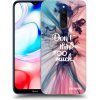 Picasee silikónový prehľadný obal pre Xiaomi Redmi 8 - Nemysli toľko