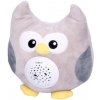 Usínáček zvířátko s projekcí sova 20 cm