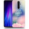 Picasee silikónový prehľadný obal pre Xiaomi Redmi Note 8 Pro - Mysli pozitívne!