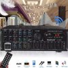 2000 W HIFI BLUETOOTH STEREO ZOSILŇOVAČ, DIGITÁLNY ZOSILŇOVAČ