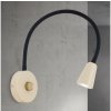 | Orion - Stmievateľná flexibilná nástenná lampička DOTTY 1xGU10/10W/230V béžová/čierna | WA 2-1376/1 khaki