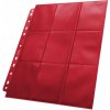 Heo GmbH Stránka do albumu Ultimate Guard - Side Loaded 18-Pocket Pages Red (1 ks)