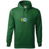 Vrtuľník rescue - Mikina pánska Cape s kapucňou - 2XL ( Fľaškovozelená )