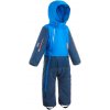 Wedze Detská kombinéza XWarm Pull'n Fit na lyžovanie modrá