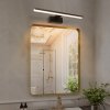 AIGOSTAR Štýlové čierne LED osvetlenie zrkadla, lampa, 40 cm