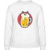 AWDis Sweat Mikina - Dizajn - Smrtka v Pive - Arktická biela - XL - Dámske