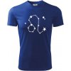 Súhvezdie - Leo - Lev - Pánske tričko Fantasy športové - 2XL ( Kráľovská modrá )