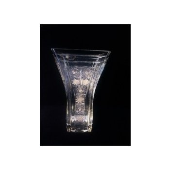 SKLO-KRIŠTÁL Poprad, Moderná ručne brúsená krištáľová váza 25,5 cm od 55,55  € - Heureka.sk