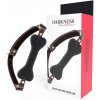 Darkness Bone Gag Silicone Black - Náhubok