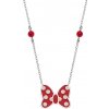 Detský náhrdelník Disney Minnie Mouse strieborný CS00032RZDL-P.CS