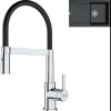 Set RS Franke Maris MRG 611 + Franke FC 6085 Lina (onyx + chróm/čierna)