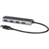 i-tec USB HUB METAL/ 4 porty/ USB 3.0/ napájecí adaptér/ kovový U3HUB448