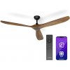 Klarstein Bahama Breeze Smart Stropný ventilátor , lopatky rotora z masívneho dreva, diaľkové ovládanie + ovládanie pomocou aplikácie (VTS14-BahBr-CF-178Wa)