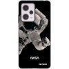 Picasee silikónový čierny obal pre Xiaomi Redmi Note 12 Pro+ 5G - Astronaut Big