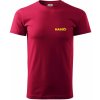 Hasiči názov samostatný - Klasické pánske tričko vyššej gramáže - 3XL ( Marlboro červená )