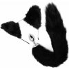 SinsFactory Furry Bad Kitty Set Ears & Butt Plug M