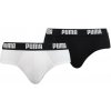 Pánske slipy Puma, BASIC BRIEF 2P biela,čierna S