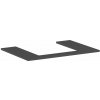 Hansgrohe Xilesa E doska na skrinku 78x55 cm sivá 54269760