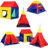STAN PRE DETI DOMČEK TIPI DO DOMU ZÁHRADY WIGWAM + TUNEL SADA 5v1