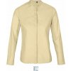 NEOBLU 3787 BART WOMEN / Dámska popelínová košeľa s dlhým rukávom - beige S