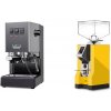 Gaggia New Classic E24, grey + Eureka Mignon Specialita, CR yellow