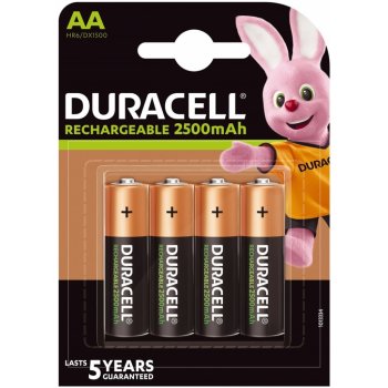 Duracell Stay Charged AA 2500 mAh 4ks DURSTAYAA2400