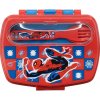 Marvel Svačinový box Spiderman s příborem