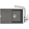 FRANKE SETG259ŠK fragranitový drez 780x500 mm MRG 611 Šedý Kameň+batéria FS 3230.031 Chróm FRA 114.0700.722