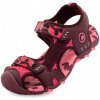 ALPINE PRO detské sandále, textilné, červené, veľkosť 29