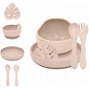 PETITE&MARS Set jedálenský silikónový TAKE&MATCH Desert Sand 4 ks