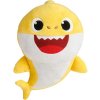 Alum Baby Shark – plyšový, na batérie, so zvukom, žltý
