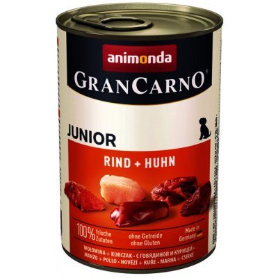 Animonda Gran Carno Original Junior hovädzie + kura 400 g
