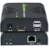 Techly KVM Extender HDMI + USB prepínač (myš, klávesnica) cez Cat5/5e/6 krútený pár až 120m (028214)