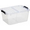Plast Team Box úložný FLEX 15 l transparentný