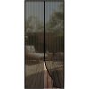 Onpira Čierna dverná sieť proti hmyzu s magnetmi Rozmer: 90x210 cm