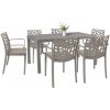 Súprava záhradného nábytku Violina 6+1 cappuccino