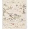 Komar Vliesová fototapeta Medvedík Pú - Map 200 x 240 cm