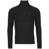 Tommy Hilfiger Svetre PIMA ORG CTN CASHMERE ROLL NECK Čierna