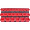Závěsný panel s 24 boxy na nářadí ORDERLINE 800x165x400 KISTENBERG