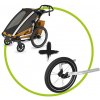 Akčný set Thule Chariot Sport 2 single Natural Gold + Thule Chariot jogging Kit Single