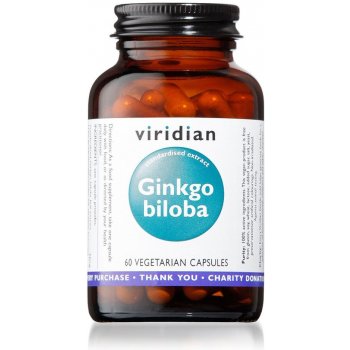 Viridian Ginkgo Biloba 60 kapsúl